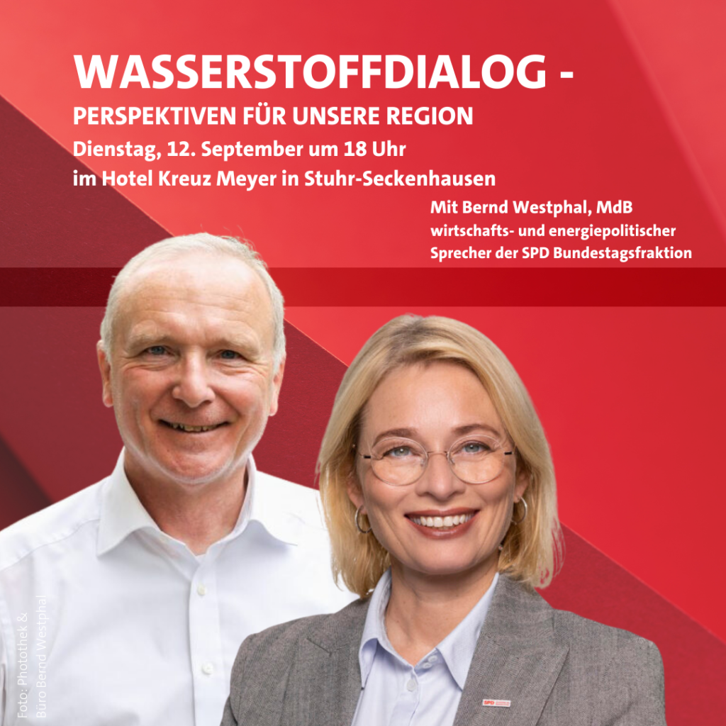 Wasserstoffdialog Peggy Schierenbeck Bernd Westphal Einladung Poster
