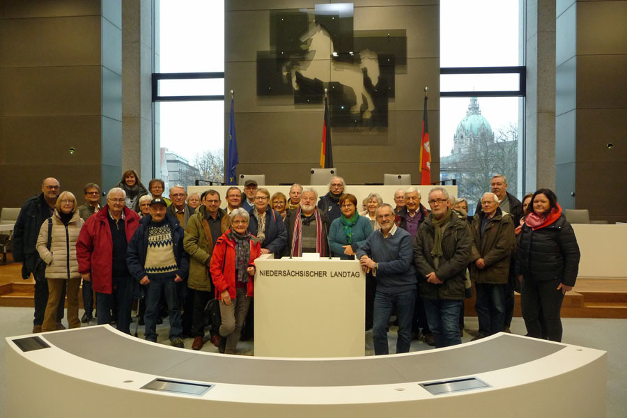 Besuchergruppe im Landtag